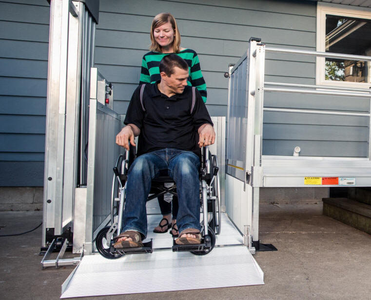 Phoenix VPL electric vertical platform wheelchair lift